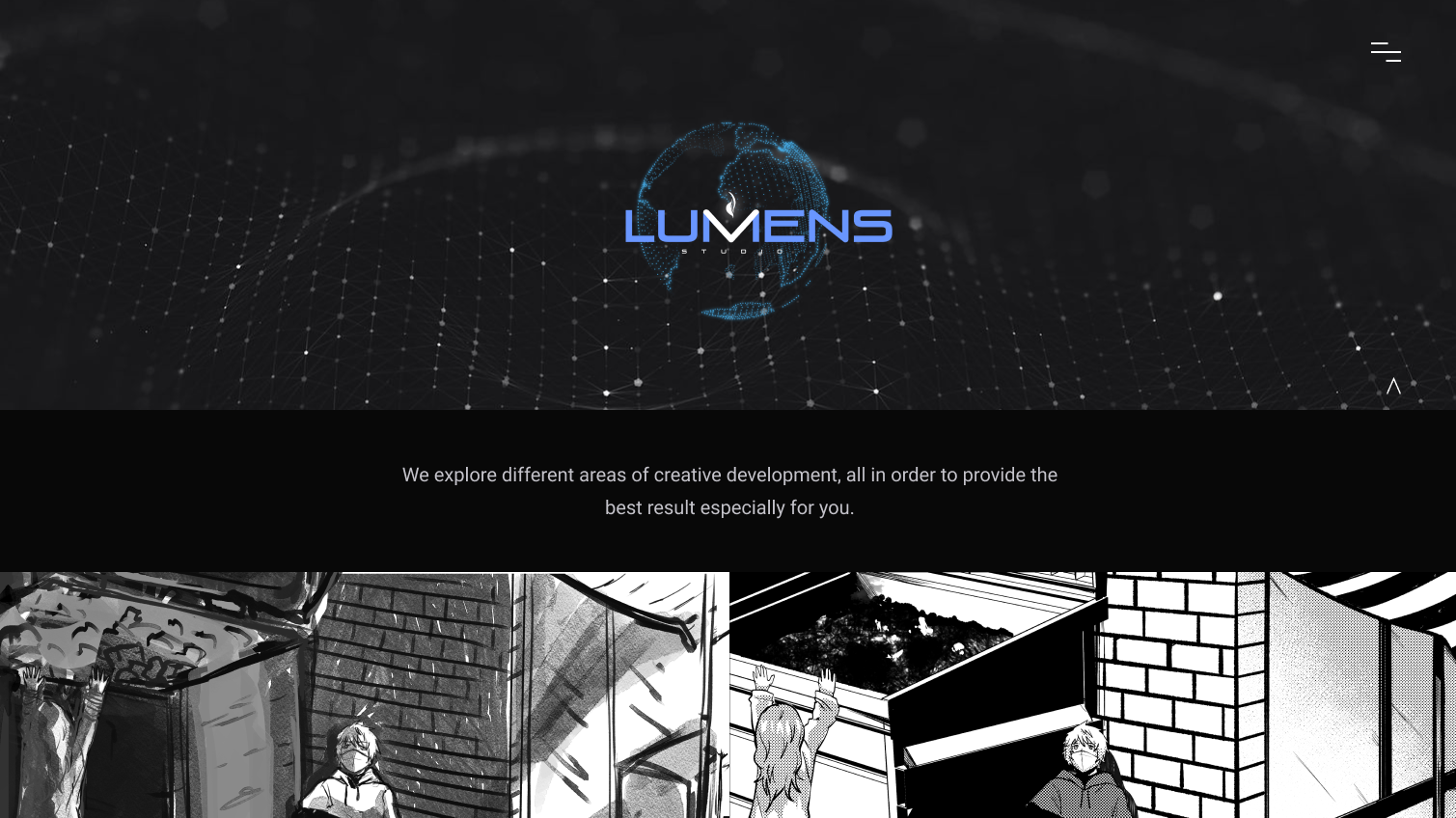 Homepage da Lumens